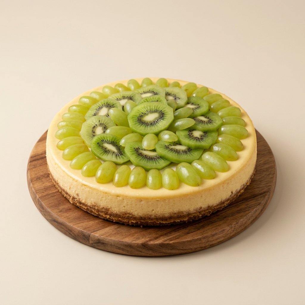 Cheesecake con Kiwi y Uva