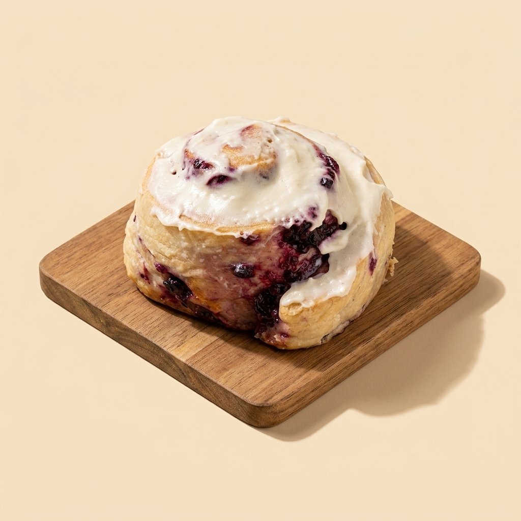 Rollo de Canela con Frutos Rojos